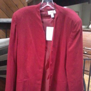 Womens Talbots suit jacket red 14p